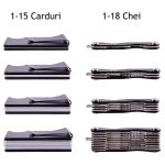 4 Negru MouZie Portofel Minimalist Slim Protectie RFID Proof Carduri Card Holder Suport Organizator Chei Barbati Femei Cadou Wallet